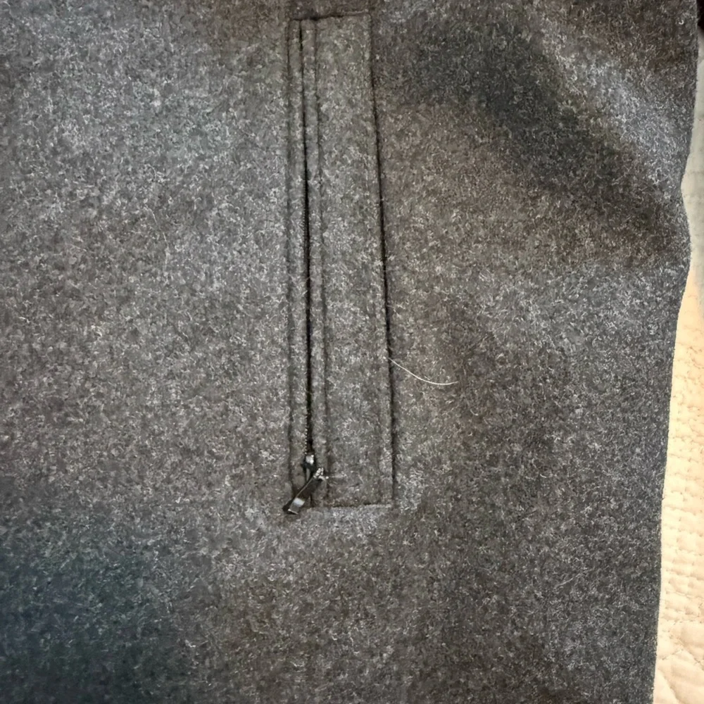 London Fog Charcoal Pea Coat Trench Coat - Picture 9 of 11